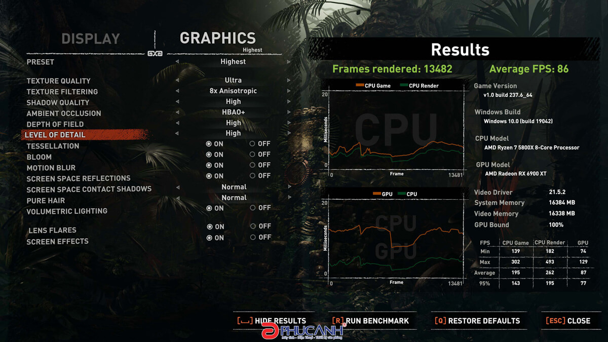 AMD RYZEN 7 5800X và RADEON RX 6900XT