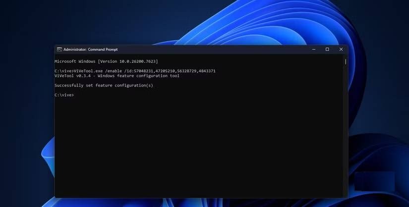 Cách mở khóa menu Start bằng ViVeTool