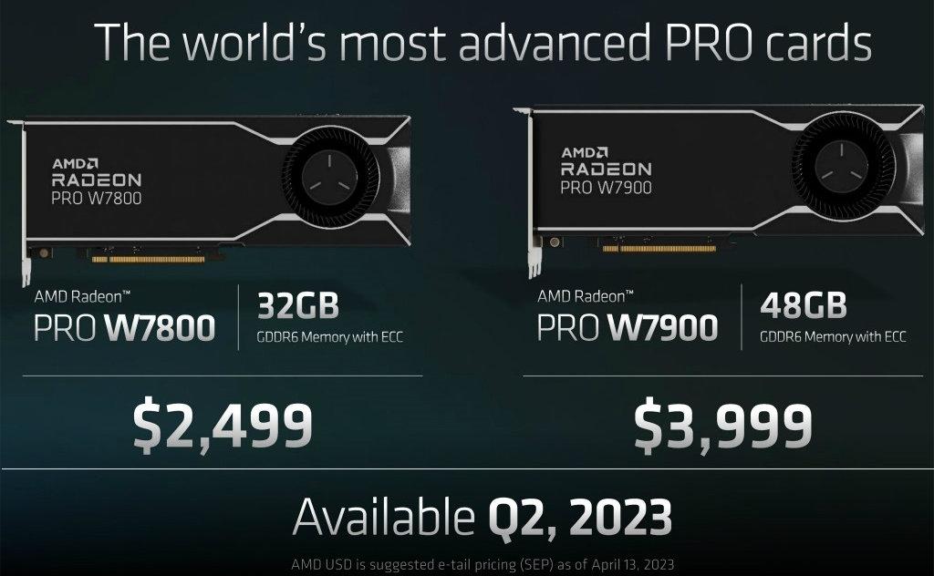 AMD Radeon PRO W7000 Series