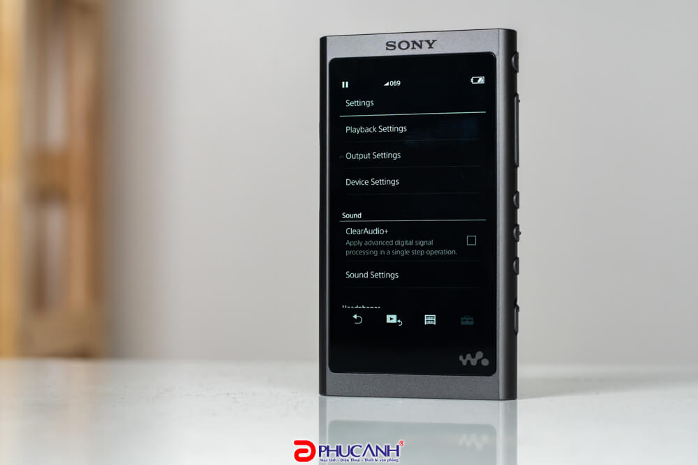 chức năng Sony Walkman NW-A55 