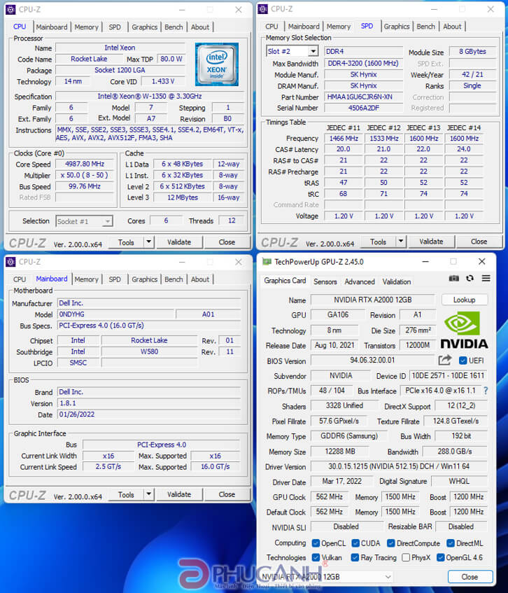 đánh giá Leadtek Nvidia RTX A2000