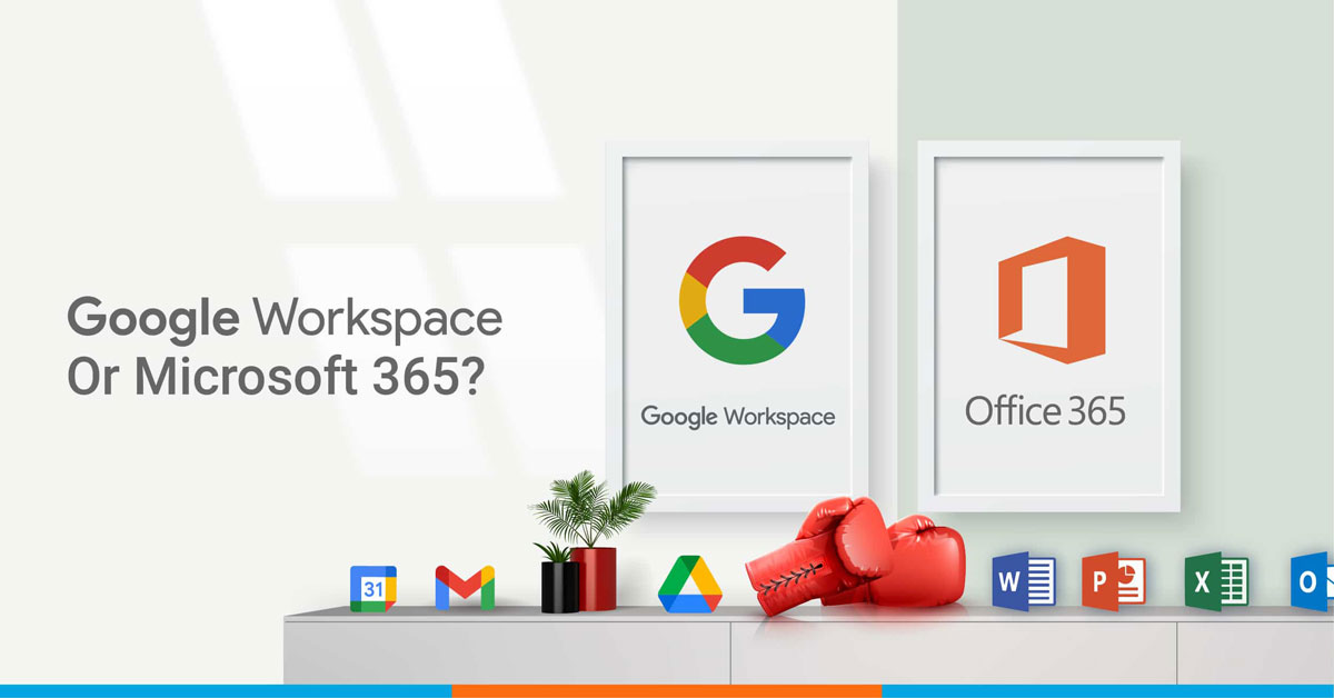 Phần mềm Microsoft Office 365 với G Suite