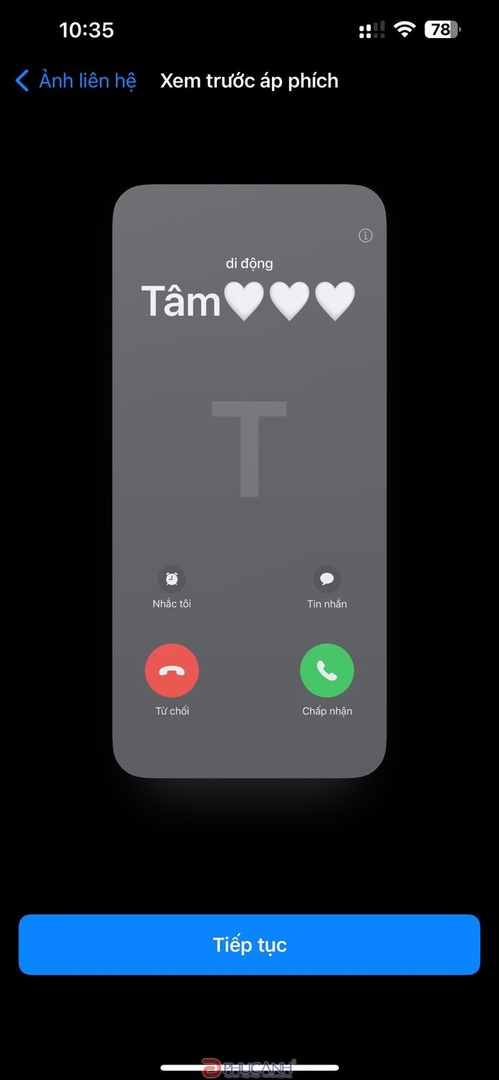 Các tính năng mới trên iOS 17