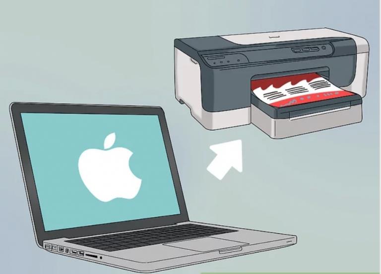 Kết nối máy in với Macbook bằng cổng USB Type