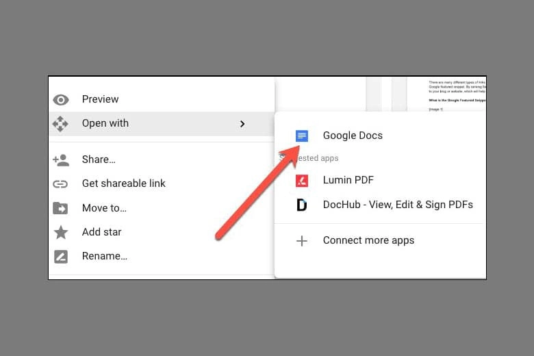 Chuyển đổi File PDF sang Word với Google Docs