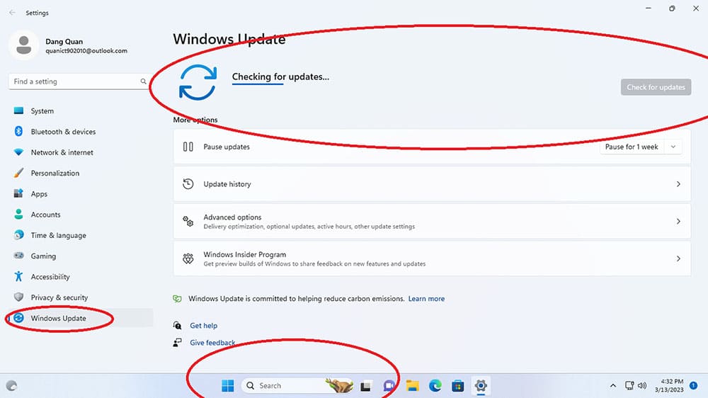 Cách update Windows 11 moment 2