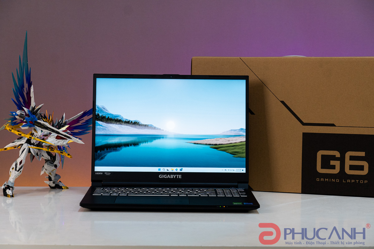 Đánh giá Laptop gaming Gigabyte G6 MF