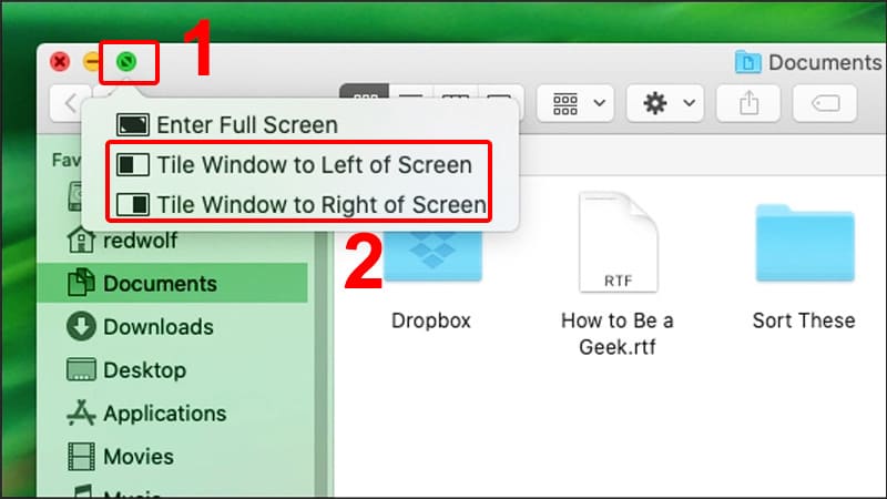 chia màn hình trên macbook chạy os mới