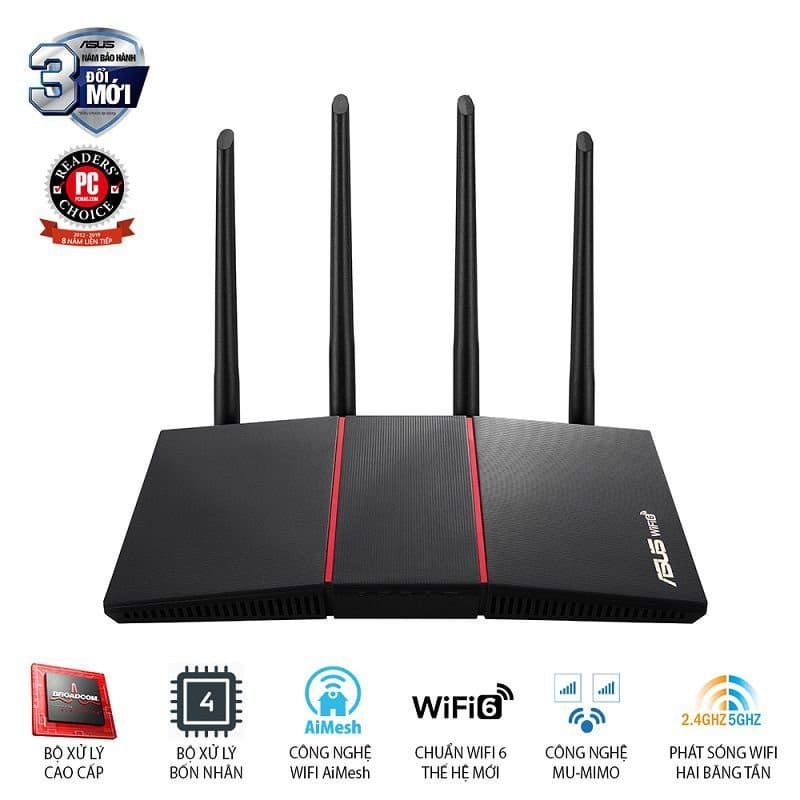 Bộ phát wifi Asus RT-AX55