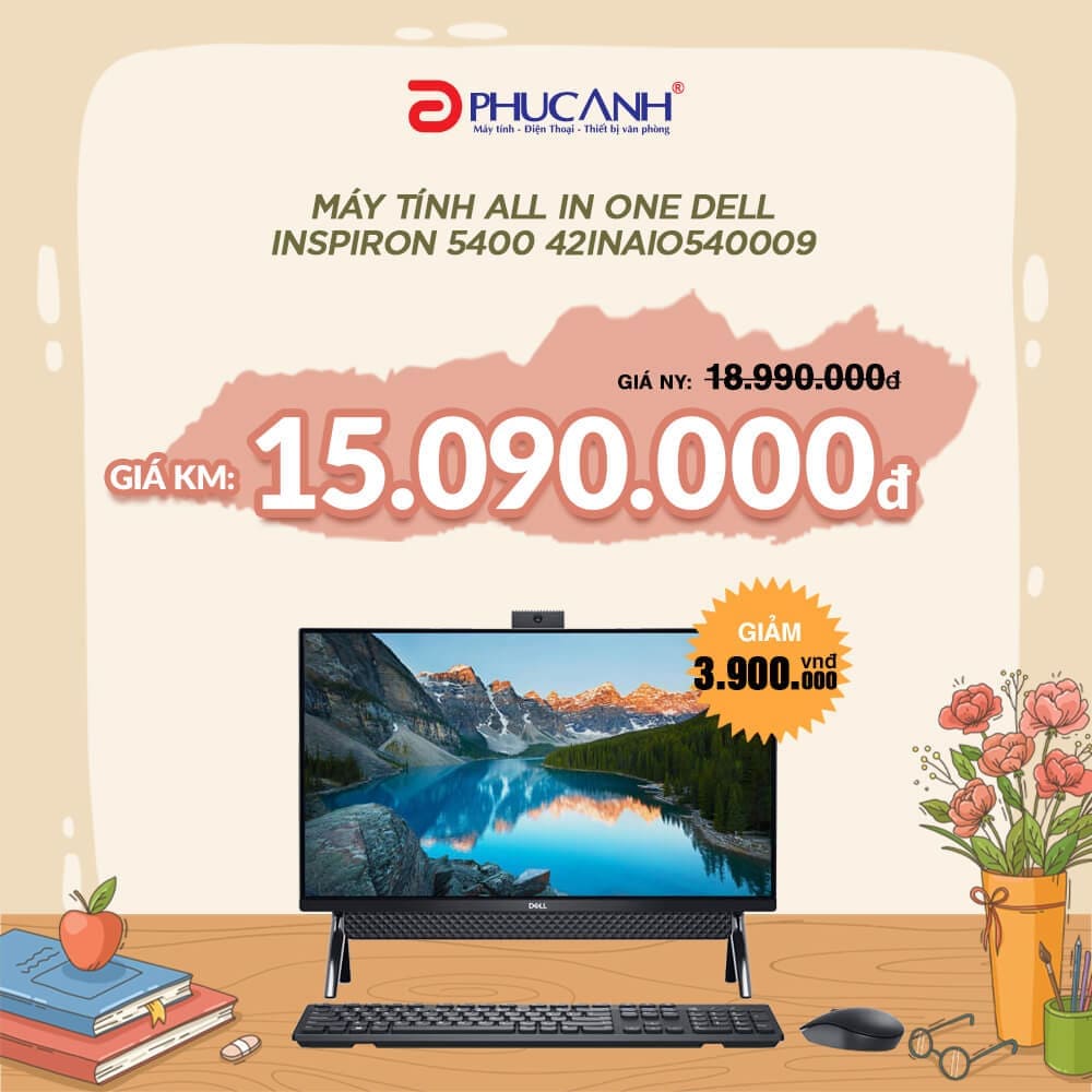 Máy tính All in one Dell Inspiron 5400 42INAIO540009