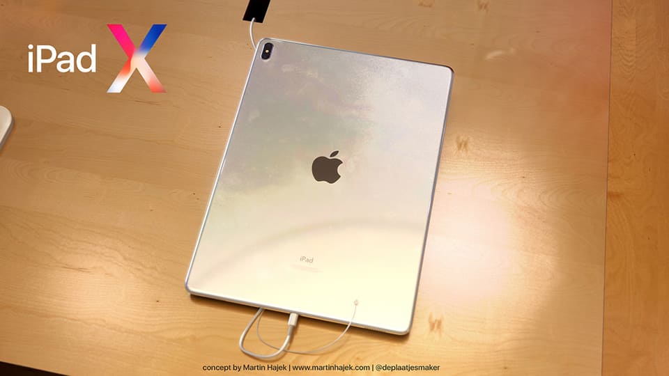Đẹp ngỡ ngàng bộ ảnh iPad X lấy cảm hứng 