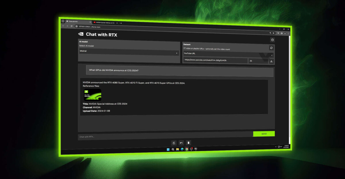 NVIDIA ra mắt tính năng Chat With RTX