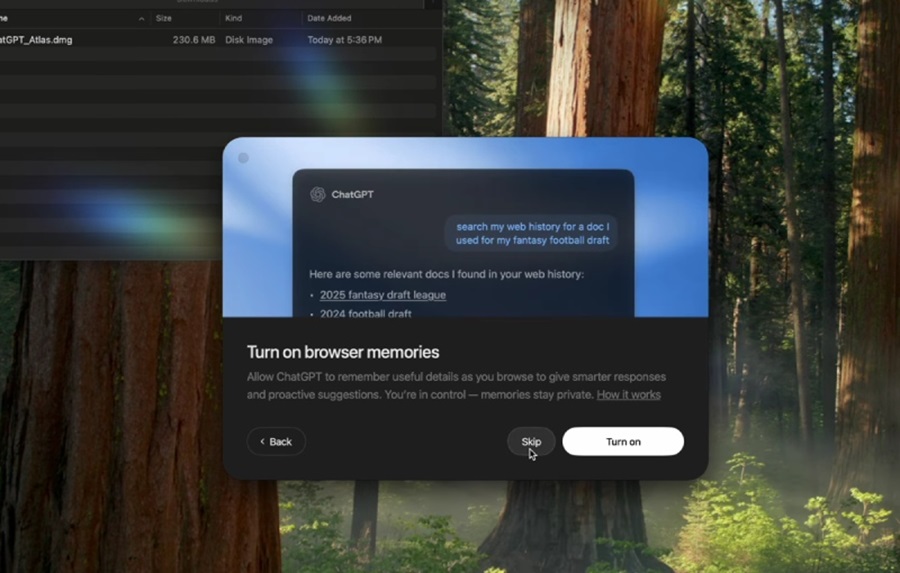 tải ChatGPT Atlas trên macOS