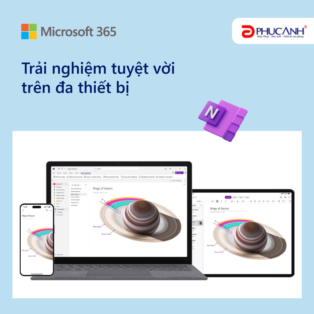 Sở hữu Microsoft 365 bản quyền