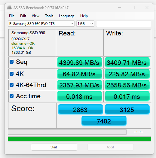 Review SSD Samsung 990 EVO