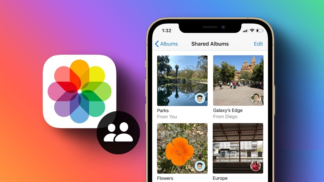 Tính năng chia sẻ Album ảnh trên iPhone 