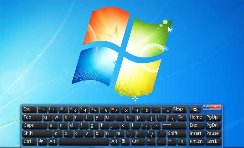 Cách mở bàn phím ảo trên Windows 10/8/7/XP khi bàn phím bị hư hỏng - Longgem