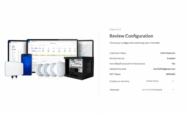 cài đặt UniFi controller