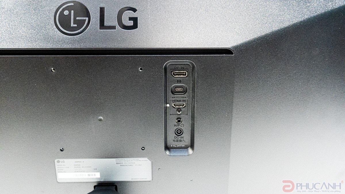 cổng kết nối Màn hình LG 29WP60G-B 29.0Inch UltraWide 