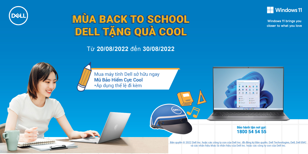 Khuyến Mại] Mùa Back To School - Dell Tặng Quà Cool