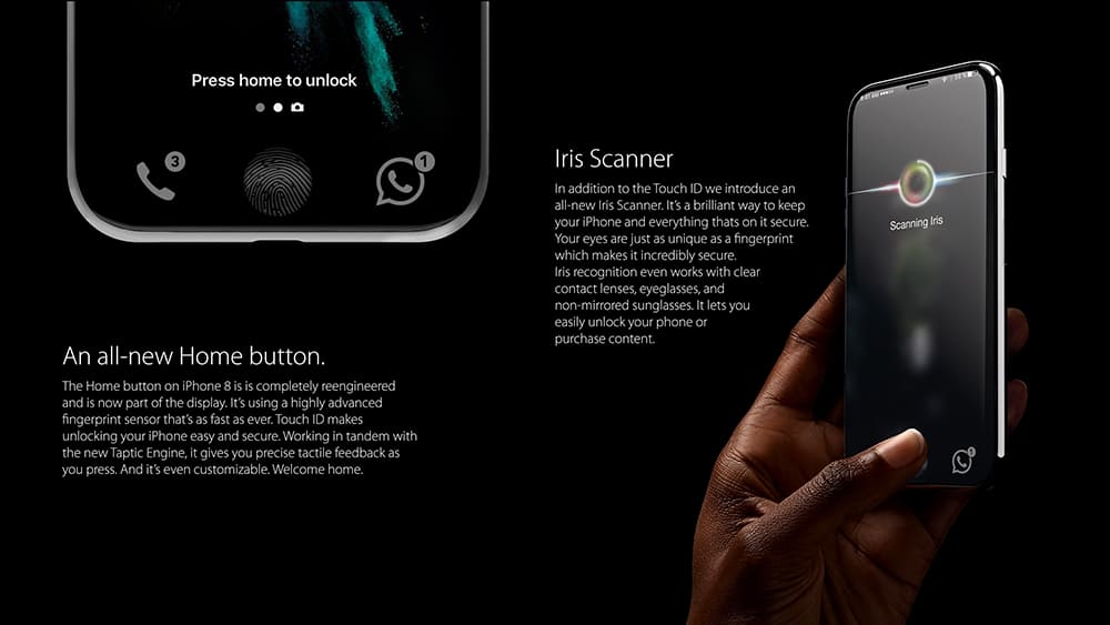Bản thiết kế concept iPhone 8 đẹp lung linh được đánh giá cao