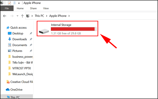 Cách chuyển ảnh từ iPhone sang máy tính bằng File Explorer
