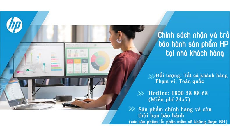 Thông tin về chương trình bảo hành 1 đổi 1 cho máy in HP trong 30 ngày