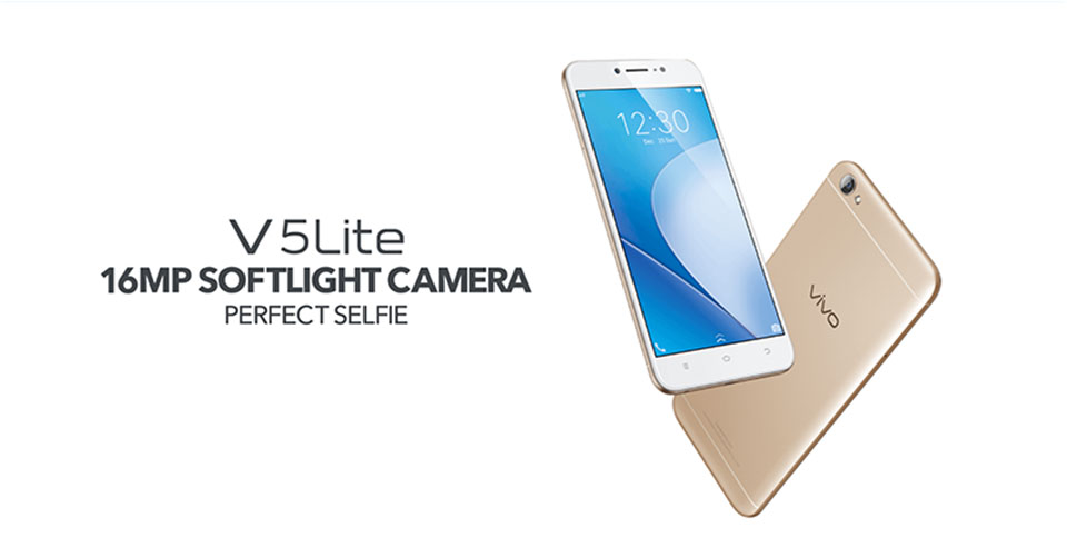 Vivo V5 Lite chiếc điện thoại giá rẻ chính thức ra mắt với camera selfie 16MP