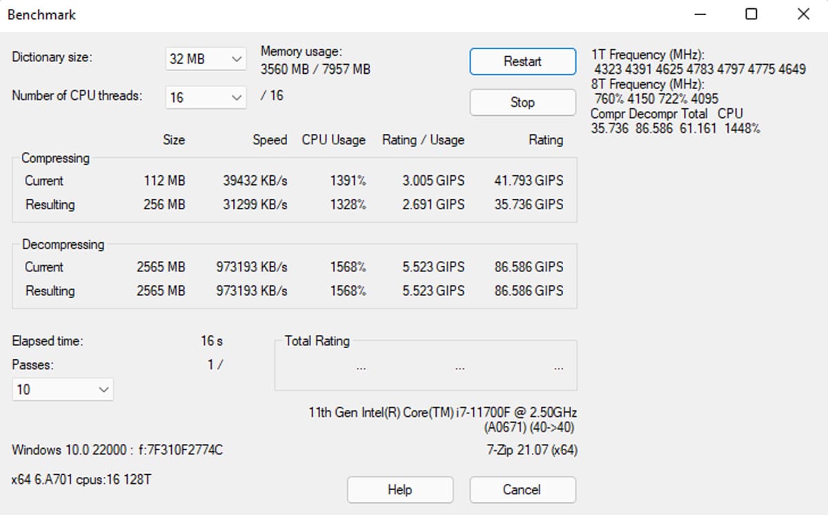 7 zip HP Pavilion TP01-2000d