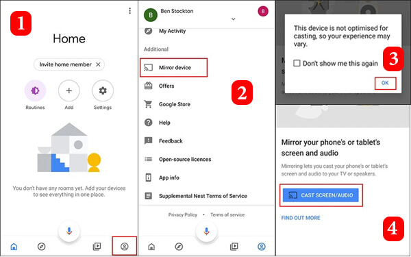 Kết nối điện thoại với máy chiếu bằng ứng dụng Chromecast