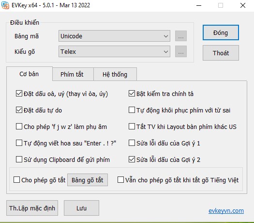 Cách cài đặt Evkey trên máy tính chạy HĐH Windows