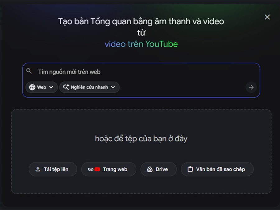 NotebookLM google, hướng dẫn sử dụng NotebookLM