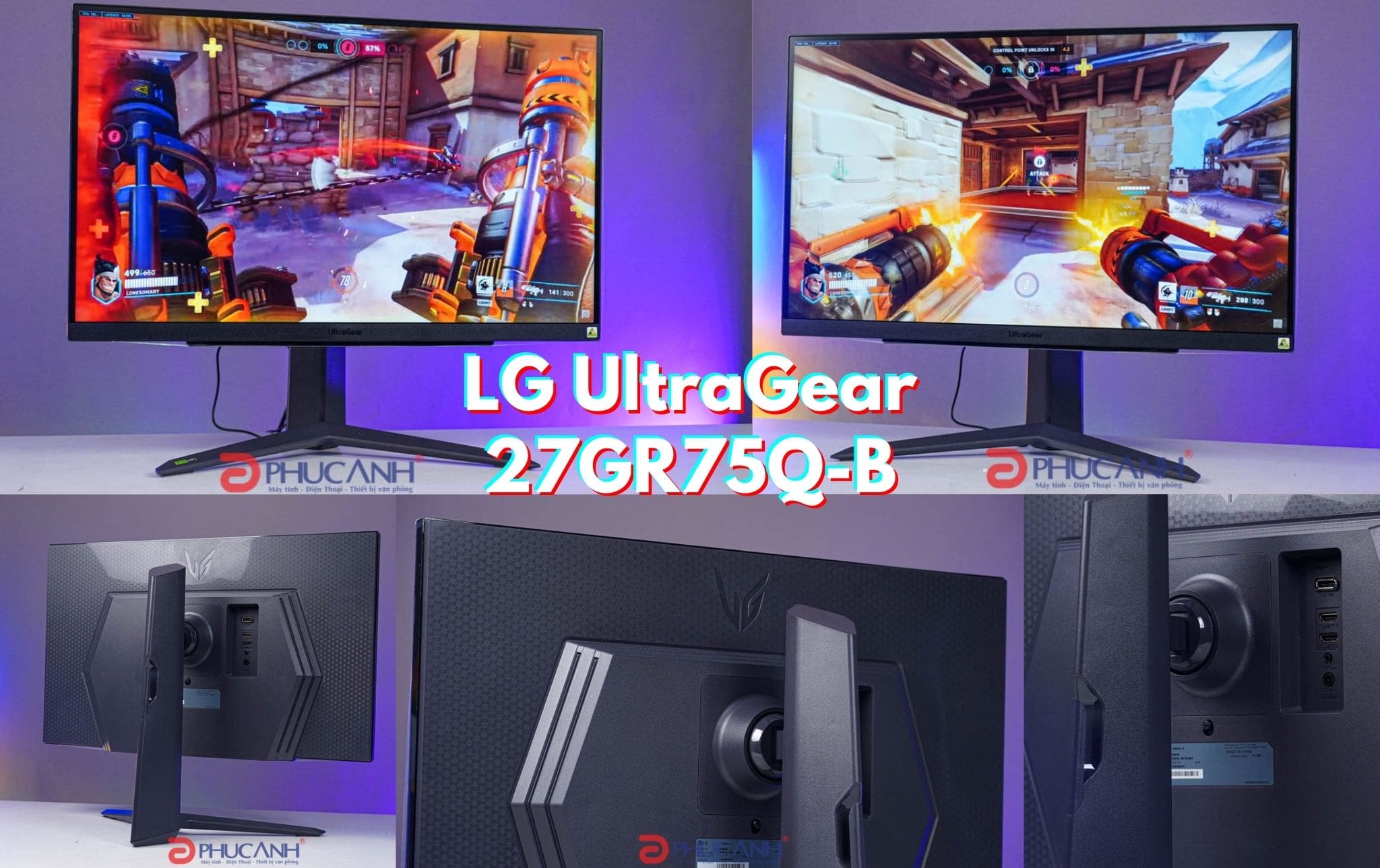 Màn hình gaming LG UltraGear 27GR75Q-B