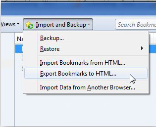 khôi phục Bookmark trên Firefox 