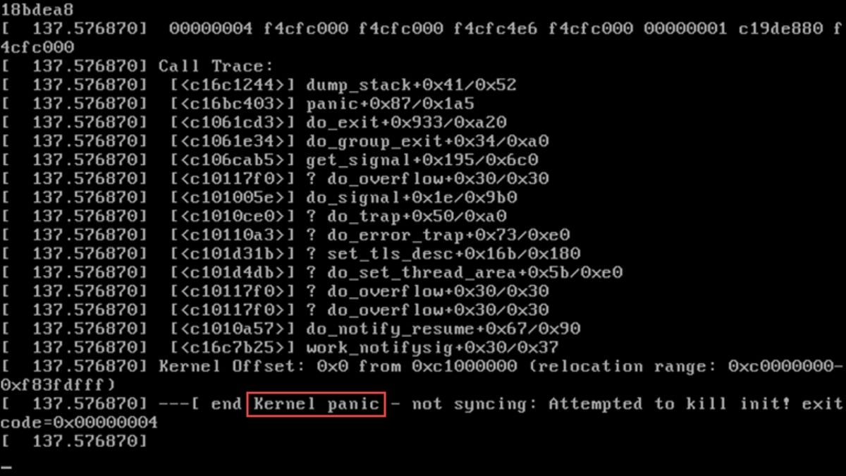 Kernel Panic là gì?