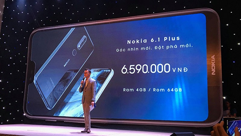 Nokia 6.1 ra mắt tại Việt Nam giá quá ngon với camera kép, màn tai thỏ