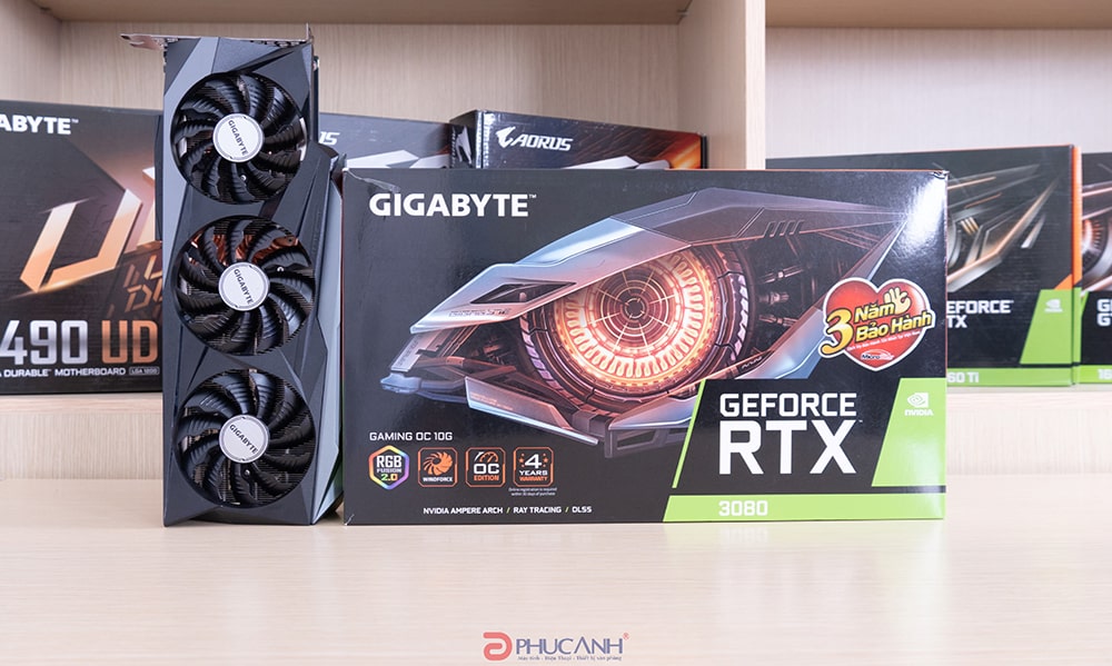 Trên tay card đồ hoạ Gigabyte RTX 3080 gaming OC 