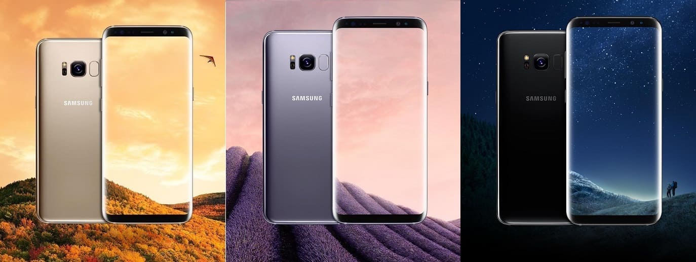 Đắm chìm trong bộ sưu tập 3 màu sắc tuyệt đẹp của Galaxy S8