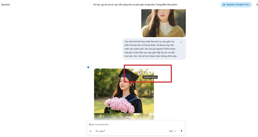 prompt tạo ảnh tốt nghiệp