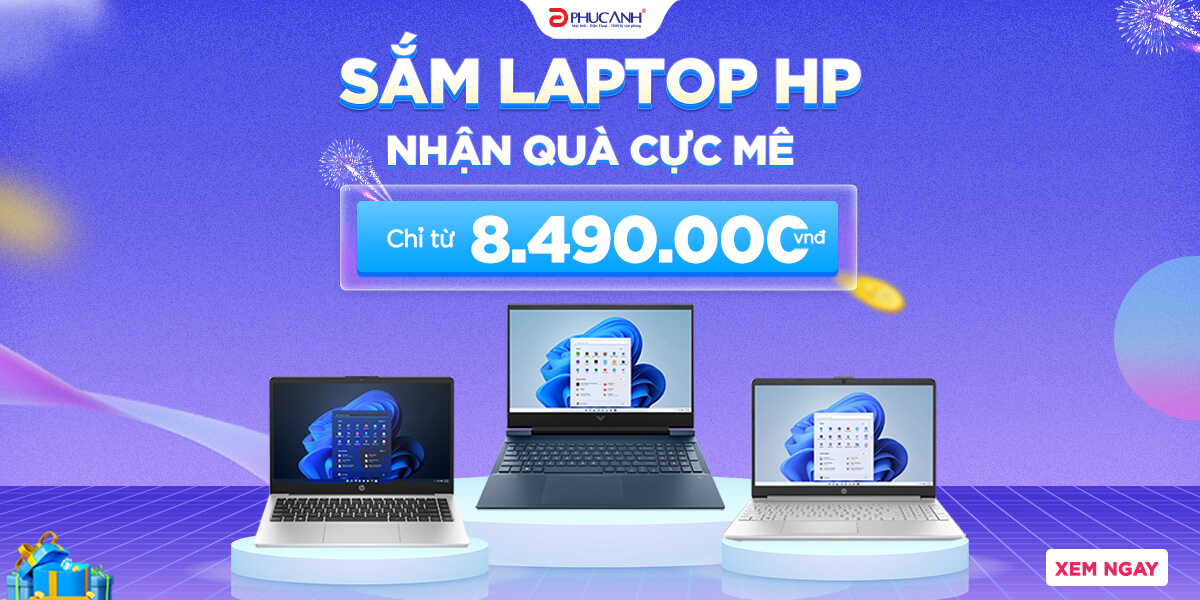 Chương trình 2: Sắm laptop HP - Nhận quà cực mê - Chỉ từ 8.490.000đ