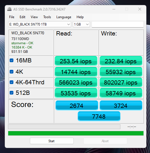 Đánh giá SSD WD Black SN770