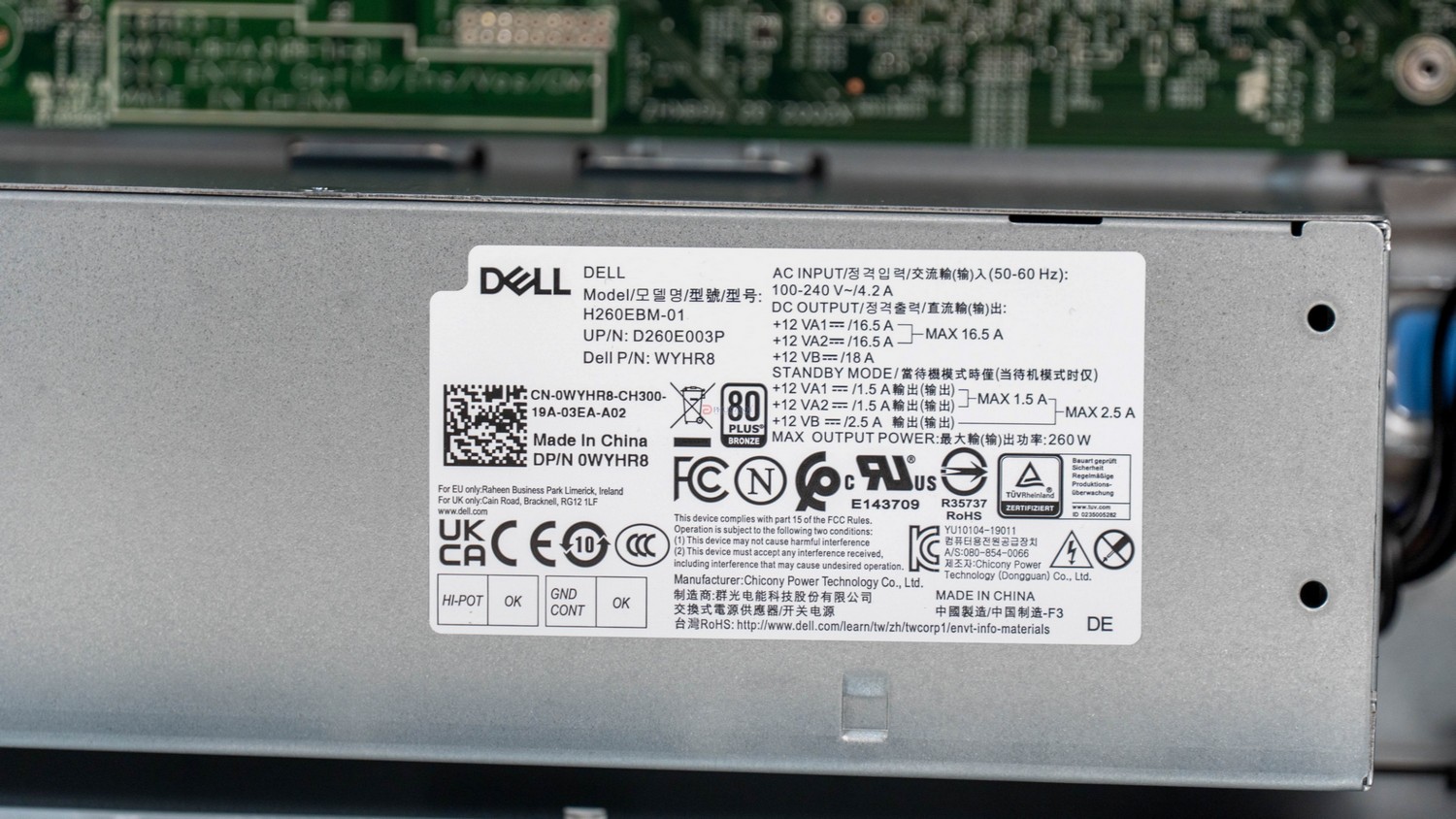 Dell Optiplex 3080MT nguồn