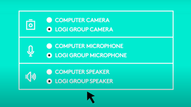 Cách cài đặt Logitech Group