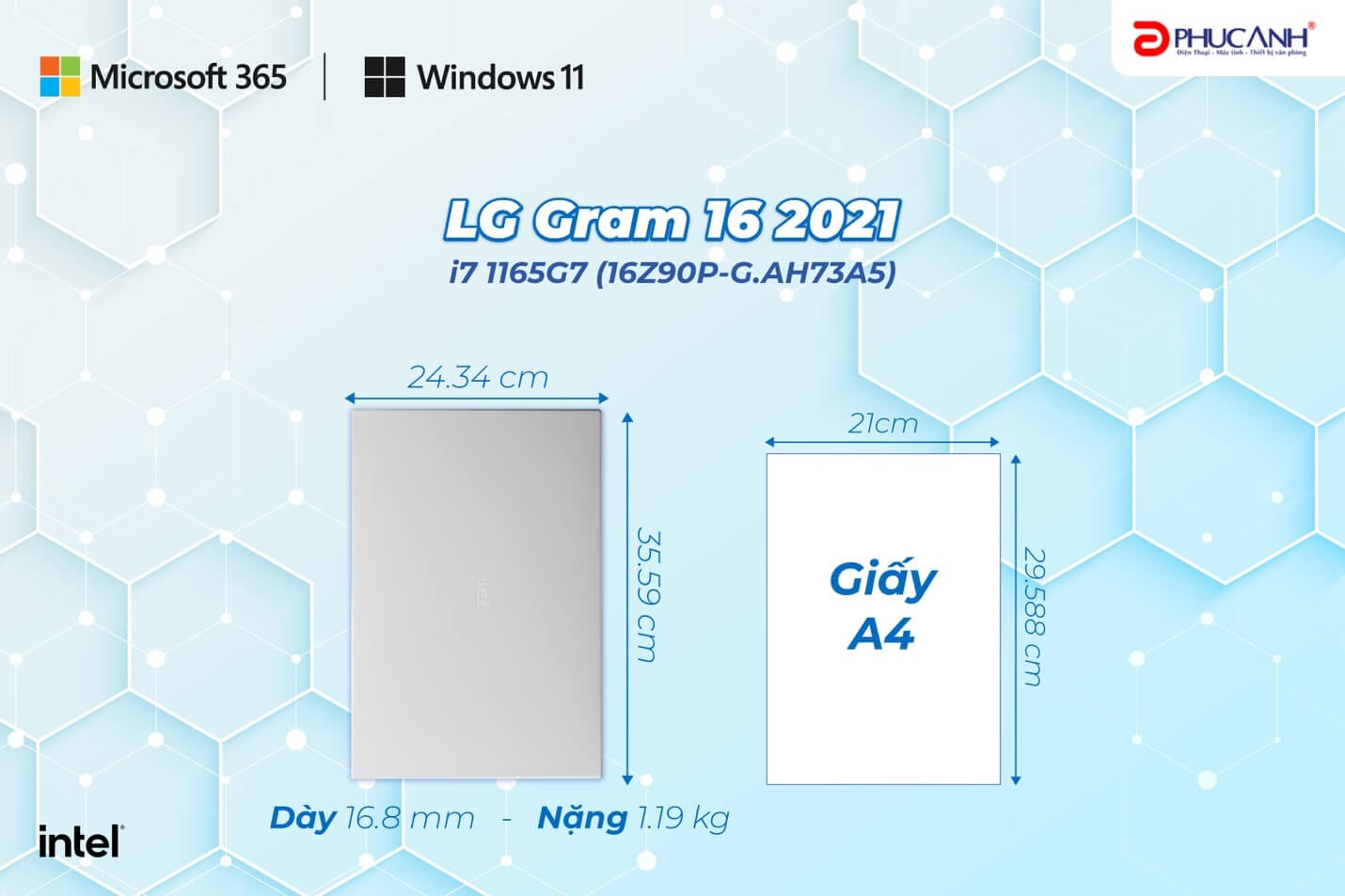 LG GRAM 16 2021 I7 1165G7