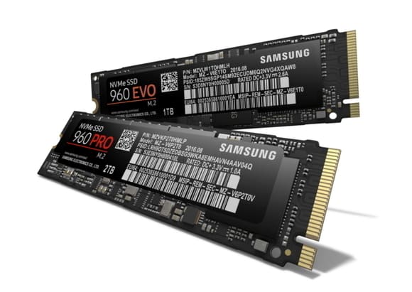 Samsung ra mắt SSD 960 Pro và 960 Evo hiệu năng cao