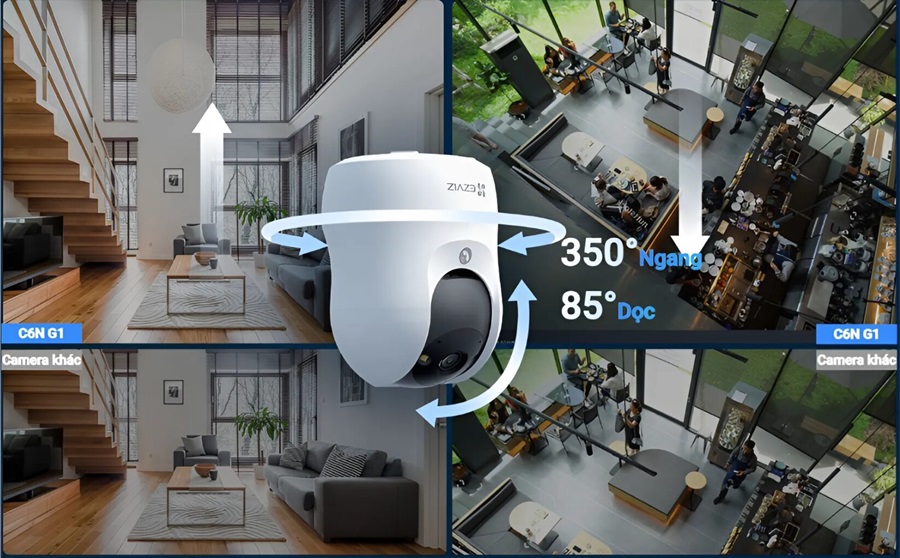 Camera ip wifi EZVIZ C6N G1 (4K 8MP/ Quay quét)
