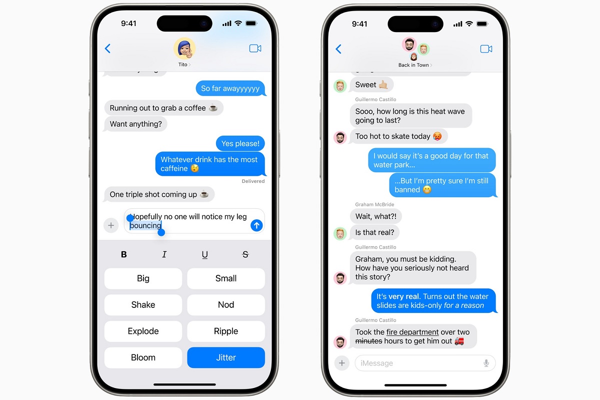 iMessage trong iOS 18