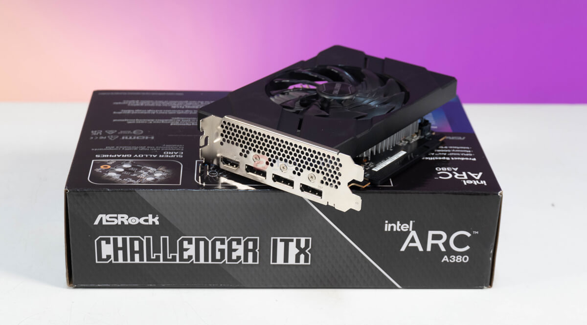 ASRock Intel Arc A380 Challenger ITX