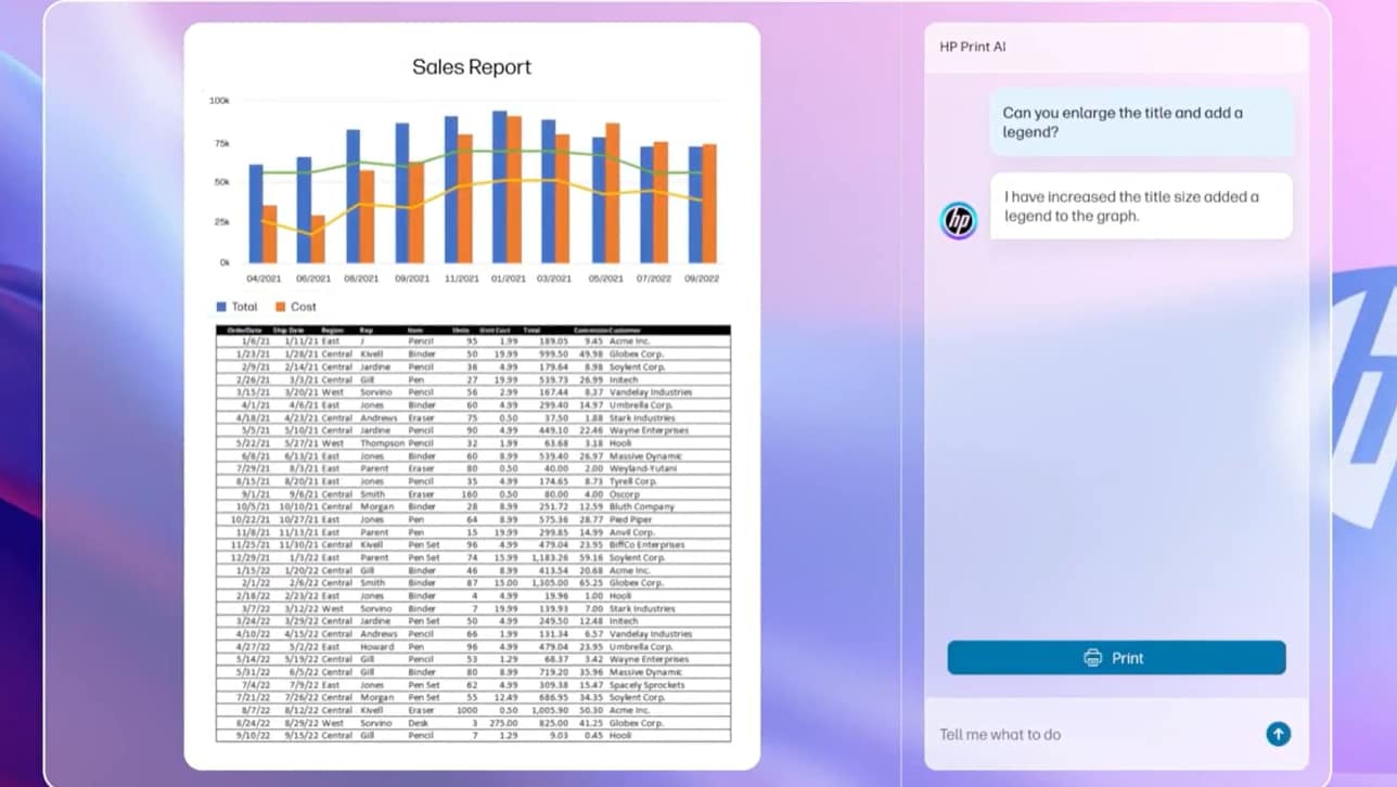 Công nghệ in AI của HP giúp bạn in trang web dễ dàng hơn