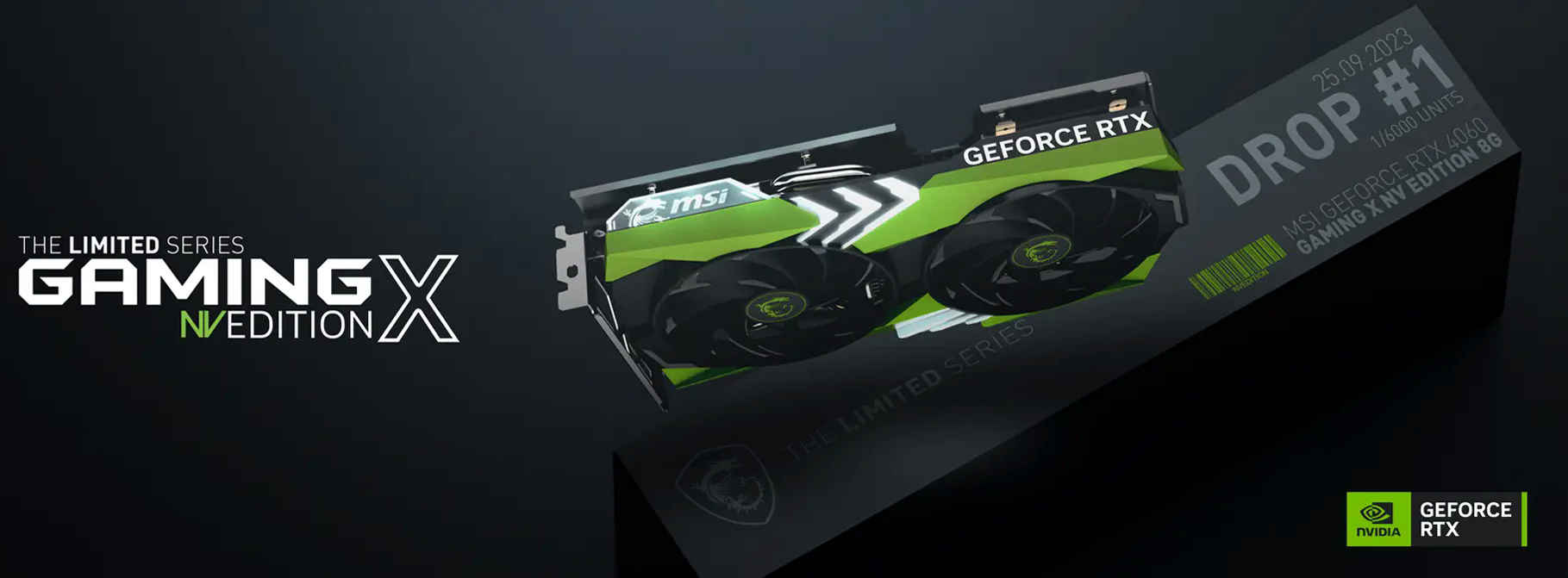 MSI ra mắt GeForce RTX 4060 NV EDITION, giới hạn 6000 chiếc trên toàn thế  giới